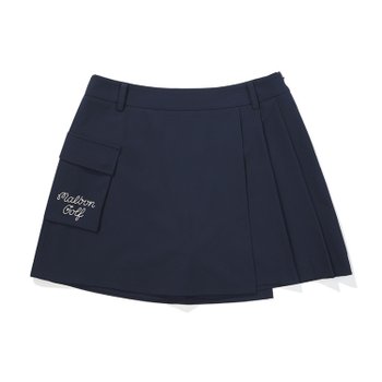 말본골프  아웃포켓 플리츠 스코트 M5222PHP39NVY