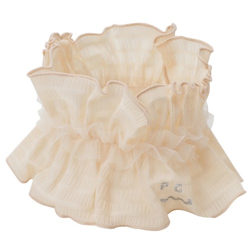 크리스패션 파리게이츠 글리터 스마일 스모킹 프릴 넥칼라 521E2AC002_BG