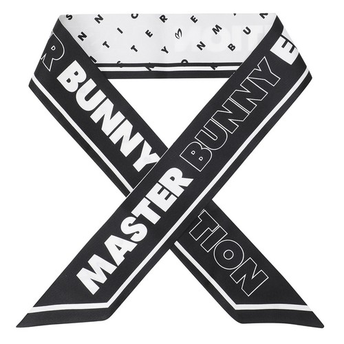 마스터바니에디션  볼드 로고 실크 트윌리 421E1AC102_BK