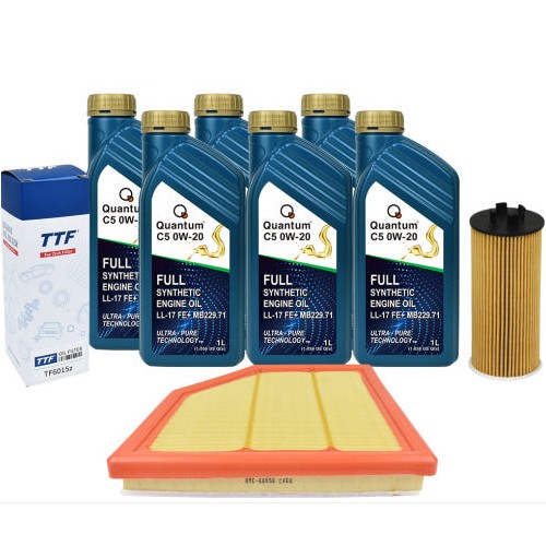 Quantum  C5 0W20 5L + TTF필터 BMW X1 20i U11