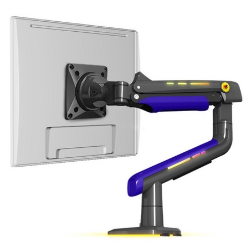 NorthBayou  NB G60 팬텀 초고중량 RGB 게이밍 모니터암 퍼플