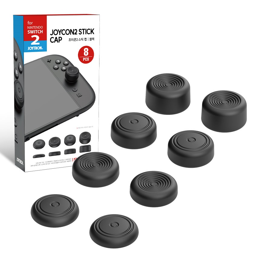 조이트론  닌텐도 스위치2 조이콘2 스틱 캡 썸그립 8P