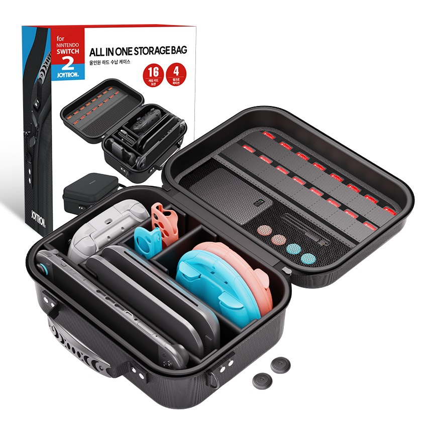 조이트론  닌텐도 스위치2 올인원 하드 수납 케이스