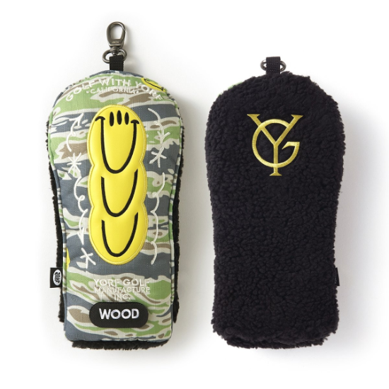 욜프  헤드커버 타이거카모 우드