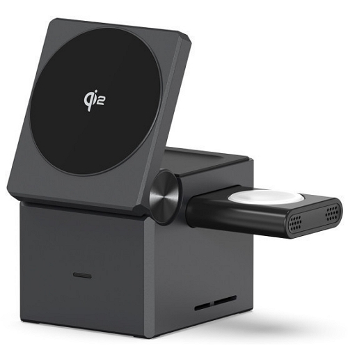 모아리 Qi2 3in1 15W 맥세이프 무선충전기 MO-QPAWLCU