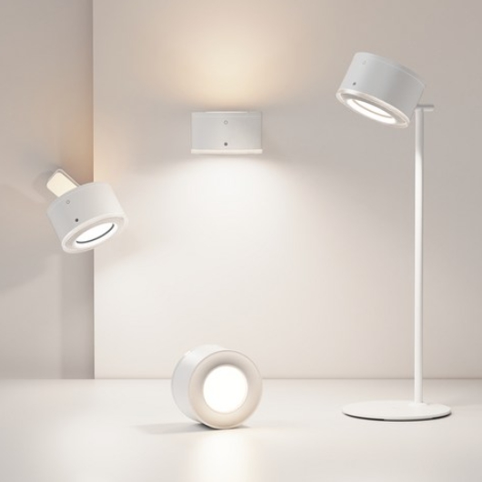 무아스  LED 듀얼 무선 마그넷 무드등 스탠드