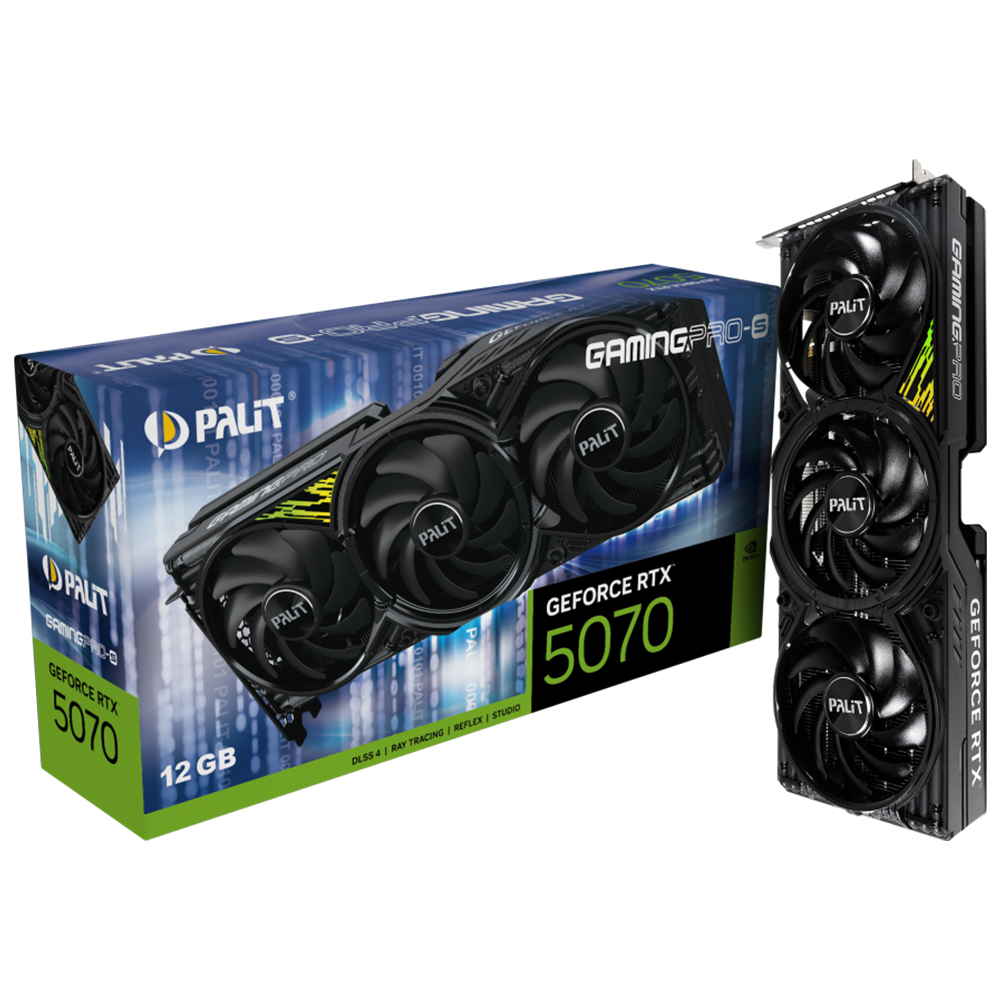 PALIT  지포스 RTX 5070 GAMINGPRO-S D7 12GB 이엠텍