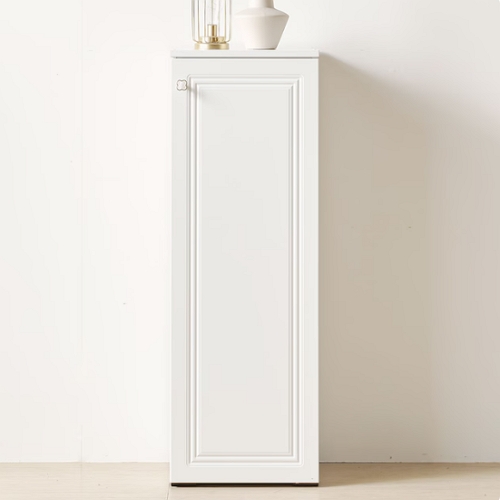 벨리카가구 샤를 3단 폭좁은 슬림 틈새 수납장 400