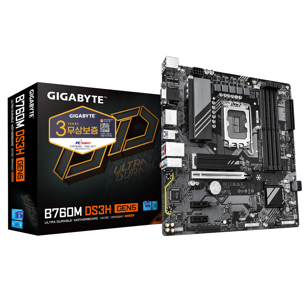GIGABYTE  B760M DS3H GEN5 피씨디렉트