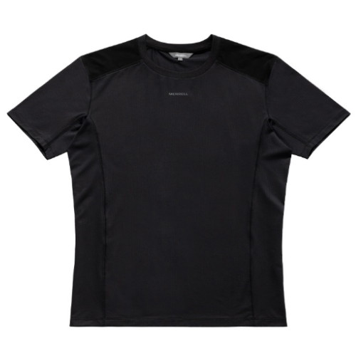 머렐 하이크 우븐패치 반팔 티셔츠 M24M2-UHT103BLK