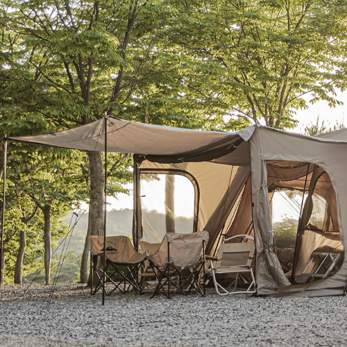 로티캠프  힐하우스 그늘막 원터치 텐트 풀오픈 전용 전실