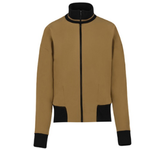 듀빅  가오리핏 니트 배색 브루종 점퍼 DD3WWJ552