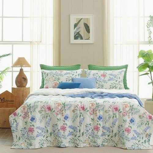 박홍근홈패션 피콜라 면 100 여름 순면 줄누비이불 풀세트