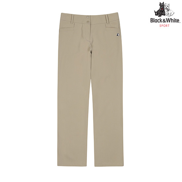블랙앤화이트 세미 부츠컷 본딩 팬츠 5904LXSS