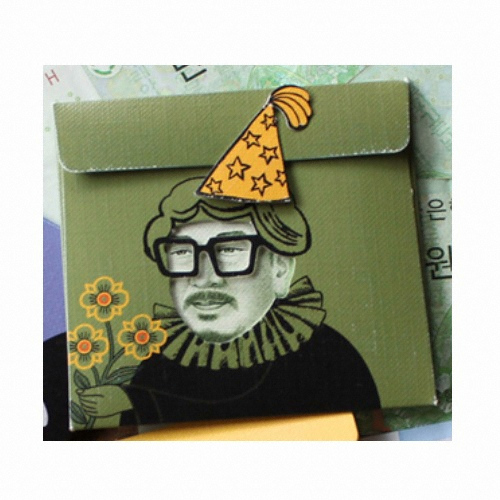 솜씨카드  방긋 미니 돈봉투 - 세종대왕