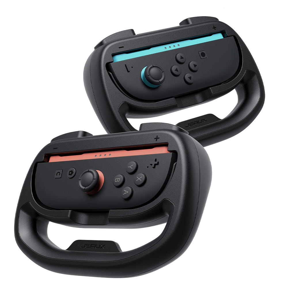 JSAUX  닌텐도 스위치2 조이콘2 요크핸들 레이싱휠 그립