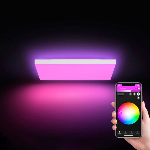 필립스  LED hue 화이트&컬러 앰비언스 다츄라 스퀘어 방등 68W