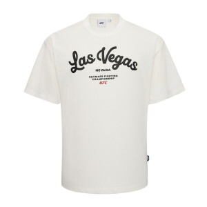UFC  라스베가스 릴렉스핏 반팔 티셔츠 U2SSW2322WH