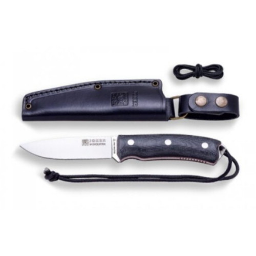 모앤모  조커나이프 부시크래프터 블랙 미카르타 핸들 캠핑용 칼