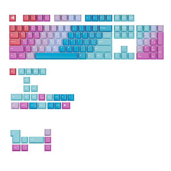 글로리어스  GPBT Gradient 키캡 세트