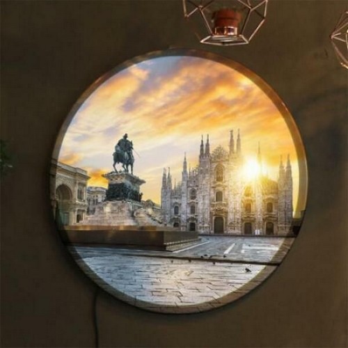 꾸밈  LED 그림같은풍경 액자 무드등 45cm