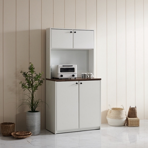 파로마 신시아 도어 상부장 주방 수납장세트 800