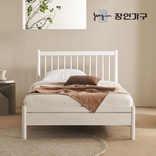 장인가구 뉴피터 베이직 일반형 원목 침대 SS
