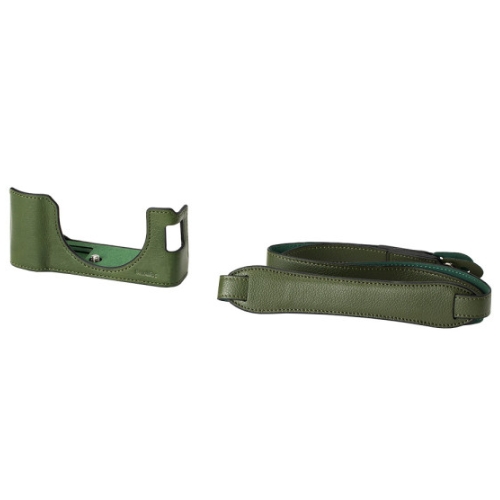 SmallRig  4701 후지필름 X100VI용 가죽 하프케이스 그린