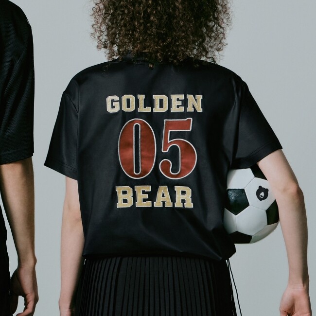 골든베어 새틴 숏 셔츠 G5TAM25241BKX