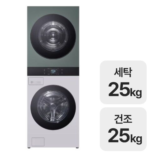 LG전자 트롬 AI 오브제컬렉션 워시타워 WA2525MGZF