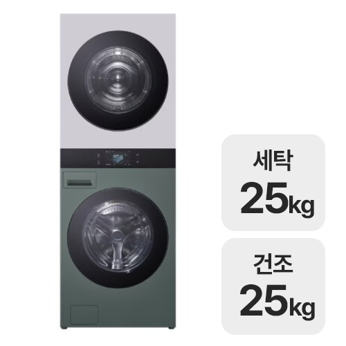 LG전자 트롬 AI 오브제컬렉션 워시타워 WA2525GMZF