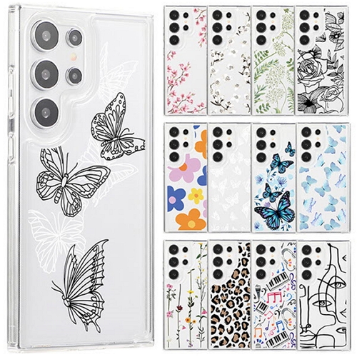 수나르  갤럭시A55 프린팅 디자인 투명 젤리 케이스