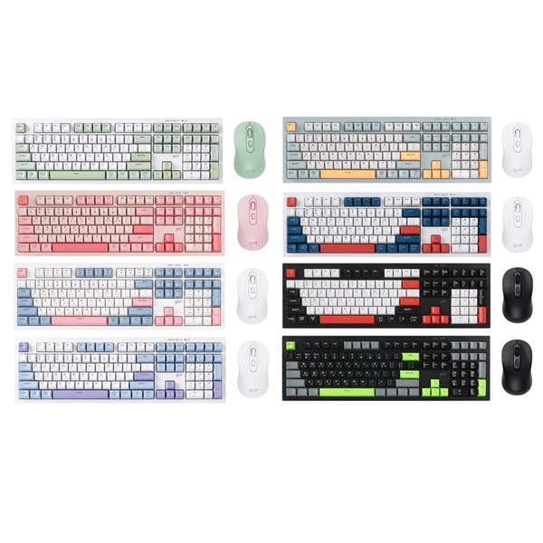 지클릭커  OFFICEPRO WMK90 사일런스 M 108 무선 키보드 마우스 세트
