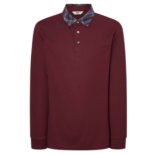 닥스골프 로고자수 긴팔폴로티셔츠 WGTS4D750D2