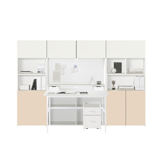 까사미아 뉴아빌 5단 책상 책장 풀세트