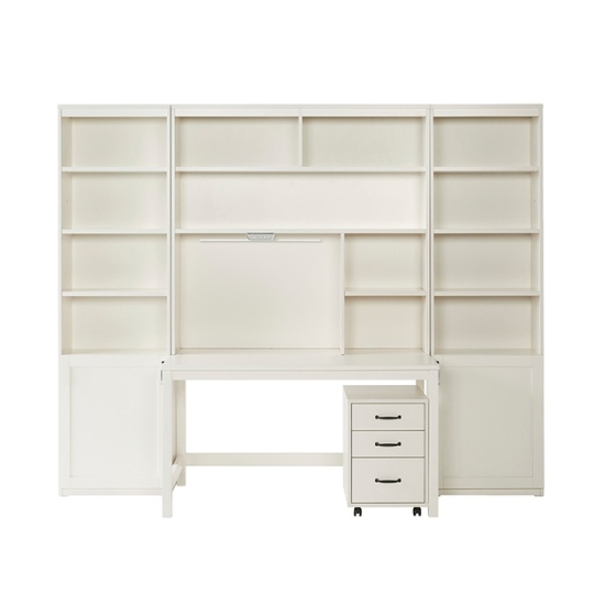 까사미아 노아 4단 책상책장세트+서랍