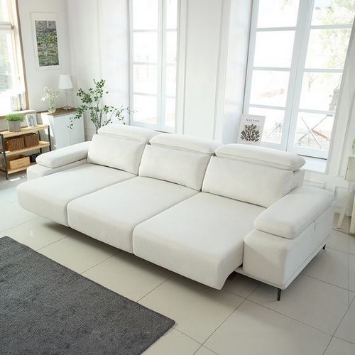 시트앤모어 슬리드-S 모션슬립 스윙수납 팔걸이 무빙 패브릭 소파 4인용