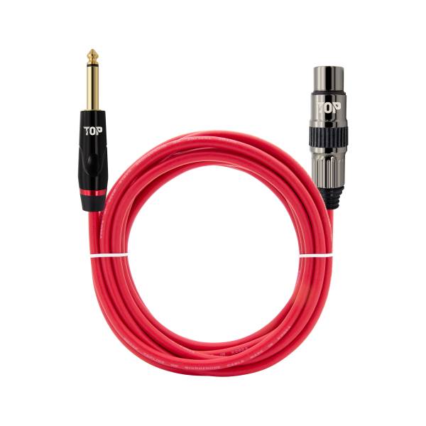 HDTOP  5.5 모노 to XLR MF 레드 케이블