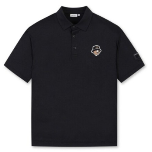 잭니클라우스 골든베어 버튼 다운 솔리드 카라 티셔츠 G4TAM25471BKX