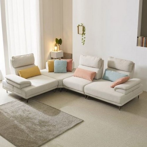 파란들 베네셀러 코너형 스윙무빙 갤럭시 패브릭 소파 5인용