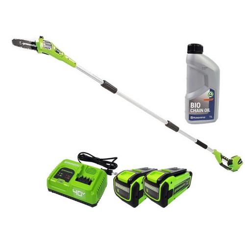 그린웍스 G-MAX 40V 고지톱 + 체인오일