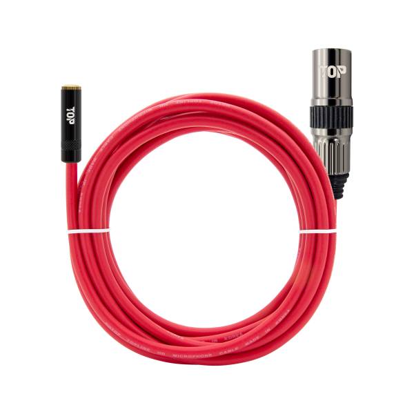 HDTOP  3.5mm 스테레오 to XLR FM 레드 케이블
