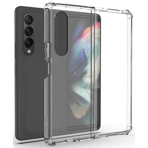 비오비  갤럭시Z 폴드6 에어쿠션 투명 젤하드 모서리 보호 범퍼 케이스