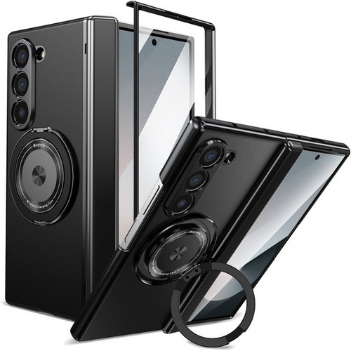 모든지  갤럭시Z 폴드7 맥세이프 스핀링 글라스 힌지보호 케이스