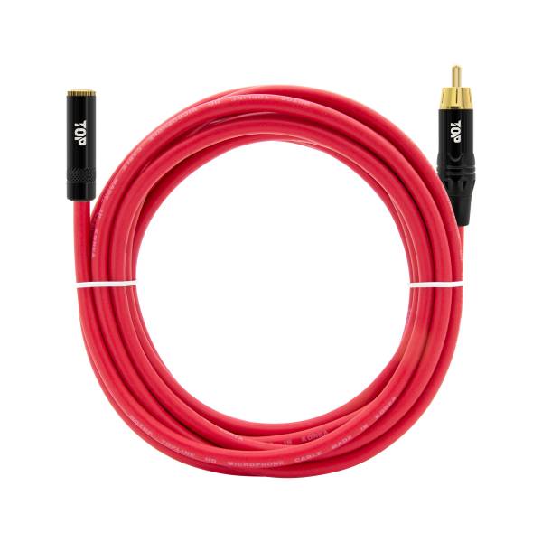 HDTOP  3.5mm 스테레오 to RCA 레드 케이블