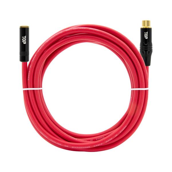 HDTOP  3.5mm 스테레오 to RCA FF 레드 케이블