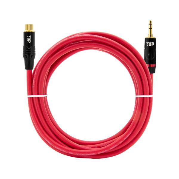HDTOP  RCA to 3.5mm 스테레오 레드 케이블