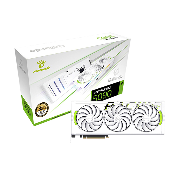 MANLI  지포스 RTX 5090 Gallardo OC D7 32GB White 인텍앤컴퍼니
