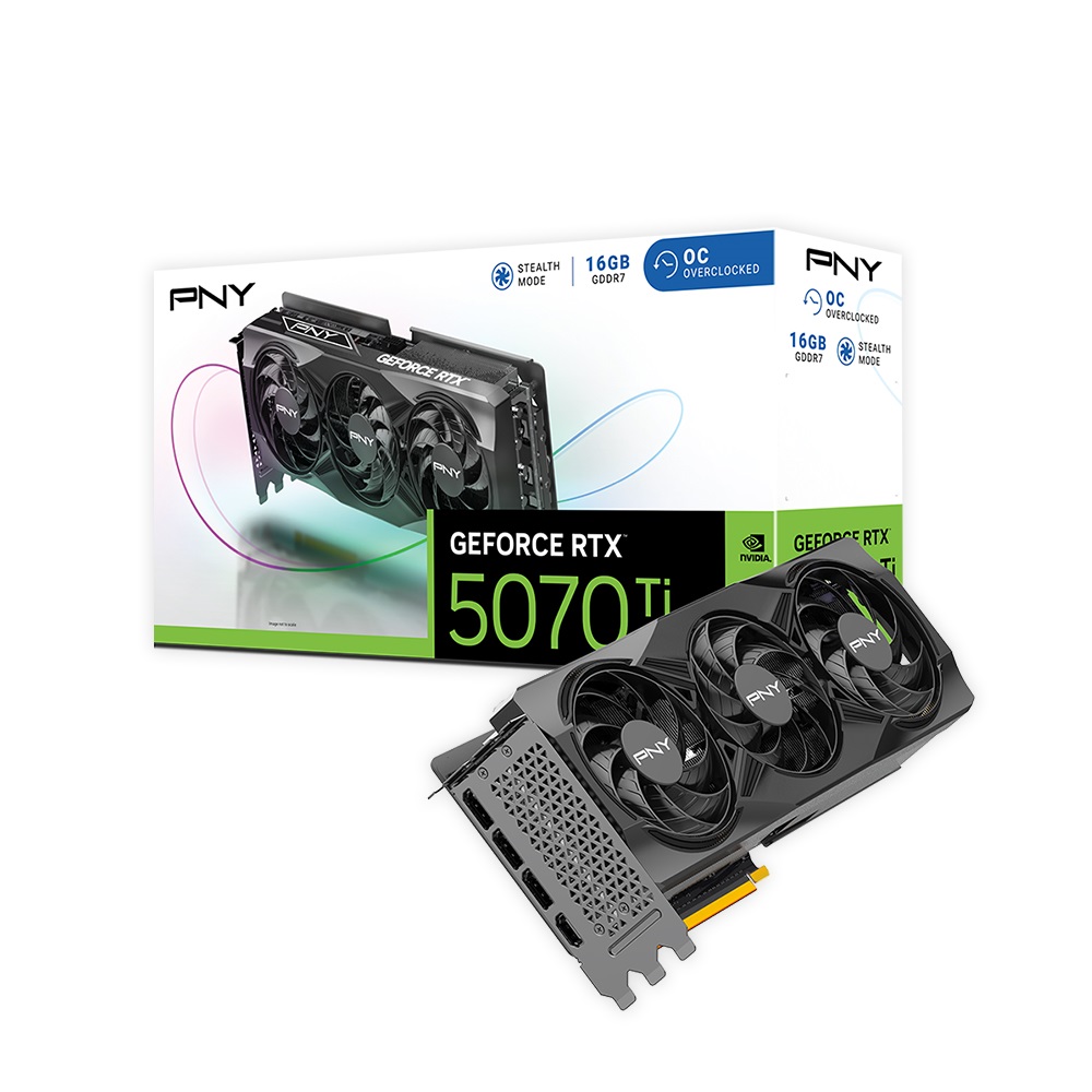 PNY  지포스 RTX 5070 Ti OC D7 16GB Triple Fan 한성컴퓨터