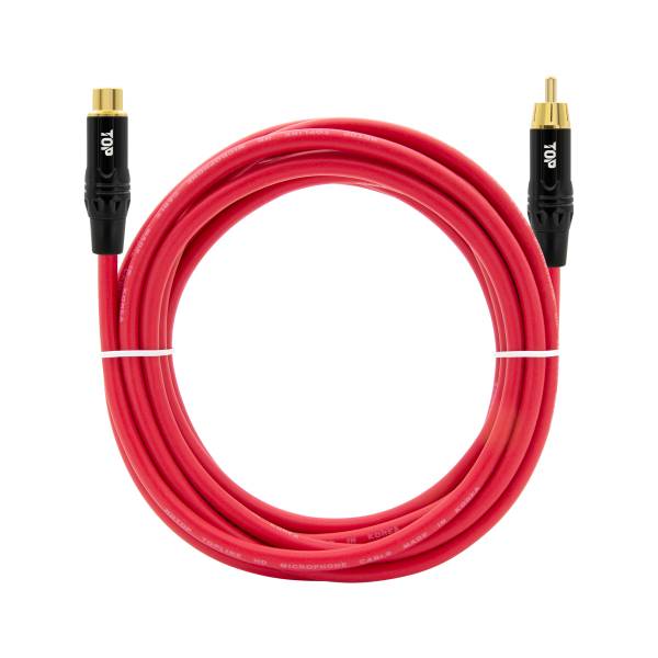 HDTOP  RCA FM 레드 연장 케이블